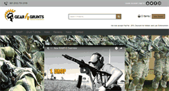 Desktop Screenshot of gear4grunts.com