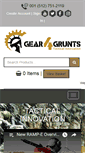 Mobile Screenshot of gear4grunts.com